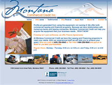 Tablet Screenshot of montanacommercial.net